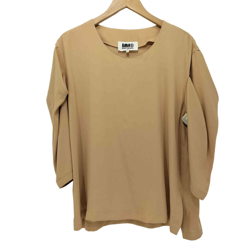 エムエムシックスメゾンマルジェラ MM6 Maison Margiela ドロップショルダー7分袖ブラウス レディース FR:40