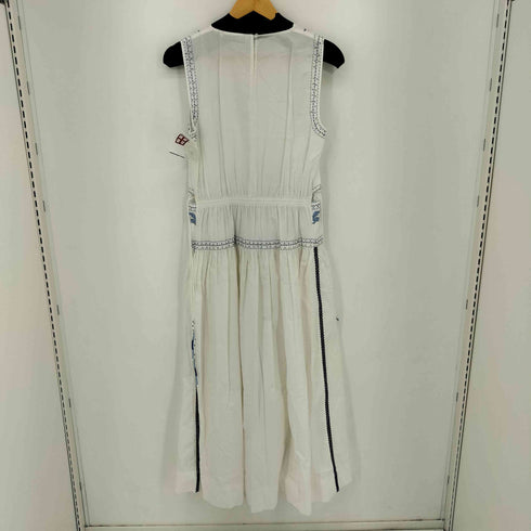 ザラ ZARA エンブロイダリー ノースリーブ ワンピース レディース import:S