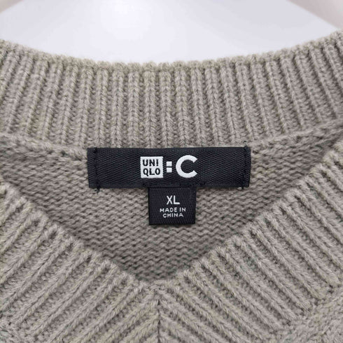 ユニクロシー UNIQLO:C リラックスVネックセーター メンズ JPN:XL