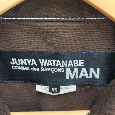 ジュンヤワタナベコムデギャルソンマン JUNYA WATANABE COMME des GARCONS MAN AD2005 06SS 解体再構築 製品染 カバーオール ジャケット メンズ SS
