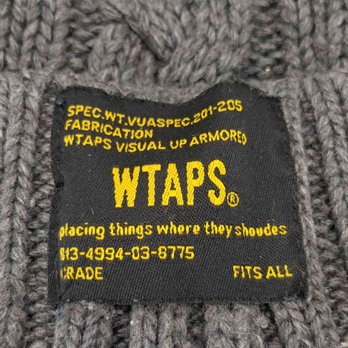 ダブルタップス WTAPS ケーブル編み ビーニー メンズ