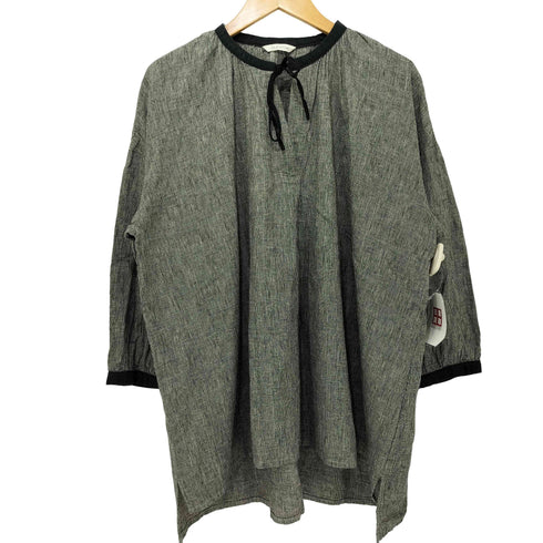 blue willow リネンコットンプルオーバー レディース