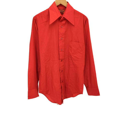 ヴァンヒューゼン VAN HEUSEN 417 VANOPRESS BODY FIT ロングポイント カラー L/S シャツ メンズ 15 33 ERGO