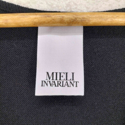 MIELI INVARIANT L/S ナイロン混 アクリルニットワンピース レディース FREE