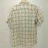 ギャップ Gap 00S OLD S/S リネンチェックシャツ メンズ import:M