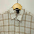 ギャップ Gap 00S OLD S/S リネンチェックシャツ メンズ import:M