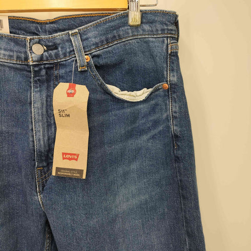 リーバイス Levis 511 SLIM STRETCH ウォッシュド ストレッチ スリム デニム パンツ メンズ W34 L32