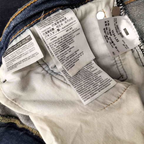 リーバイス Levis 511 SLIM STRETCH ウォッシュド ストレッチ スリム デニム パンツ メンズ W34 L32