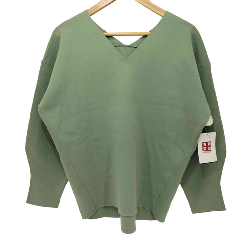 d'un a dix L/S レーヨン混 Vネックトップス レディース JPN:38