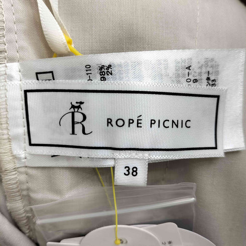 ロペピクニック Rope Picnic 24ss 防汚加工 タックワイドパンツ レディース JPN:38