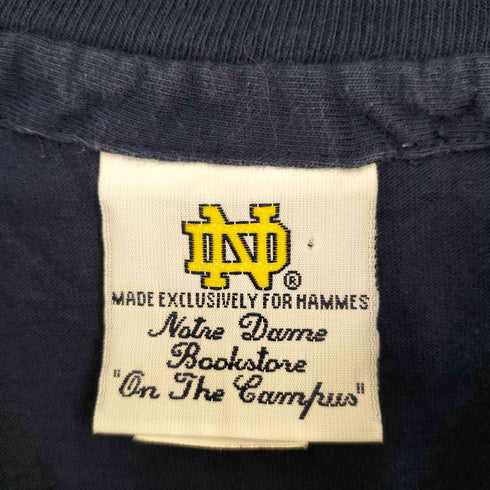 ザコットンエクスチェンジ THE COTTON EXCHANGE カレッジロゴプリントTee NOTRE DAME メンズ import:M