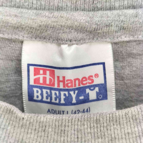 ヘインズ Hanes 90-00S BEEFY コットン クルーネック S/S Tシャツ ブランク メンズ import:L