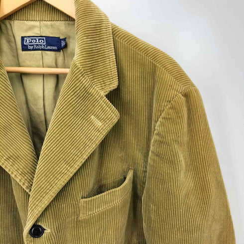 ポロバイラルフローレン Polo by RALPH LAUREN 太畝 コーデュロイ 3B テーラードジャケット メンズ LL