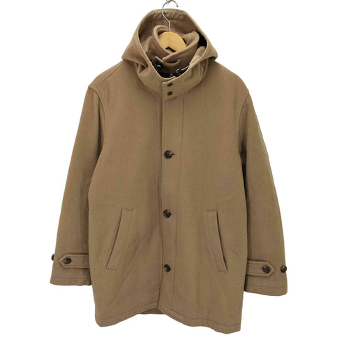 ポロバイラルフローレン Polo by RALPH LAUREN 裏地キルティング ナイロン ウール フーデッド ハーフ コート メンズ import:M