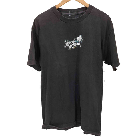 ローカルモーション local motion サーフ グラフィック 両面 プリント S/S クルーネック Tシャツ メンズ import:M