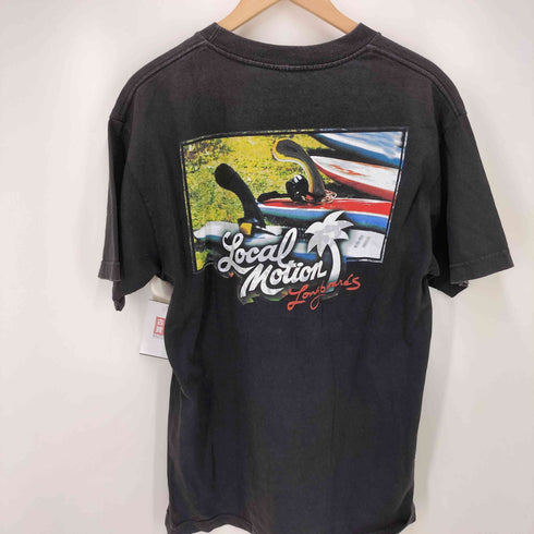 ローカルモーション local motion サーフ グラフィック 両面 プリント S/S クルーネック Tシャツ メンズ import:M