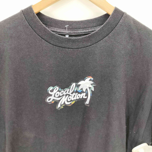 ローカルモーション local motion サーフ グラフィック 両面 プリント S/S クルーネック Tシャツ メンズ import:M