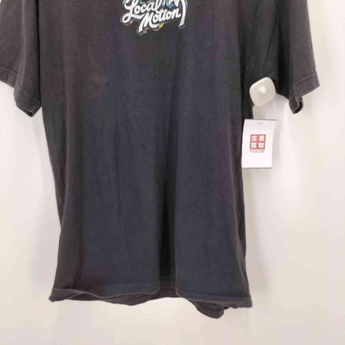 ローカルモーション local motion サーフ グラフィック 両面 プリント S/S クルーネック Tシャツ メンズ import:M