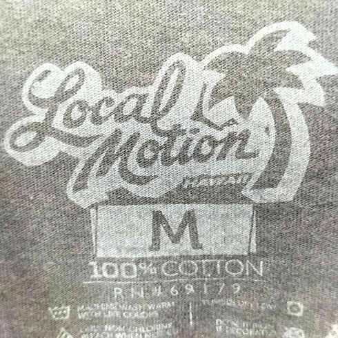 ローカルモーション local motion サーフ グラフィック 両面 プリント S/S クルーネック Tシャツ メンズ import:M