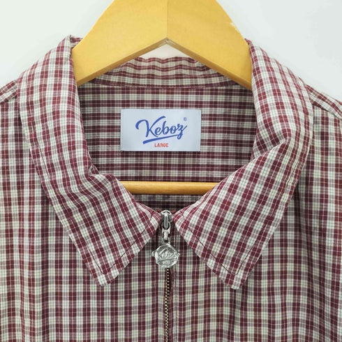 ケボズ KEboz 25SS CHECK SHIRT JACKET メンズ JPN:L