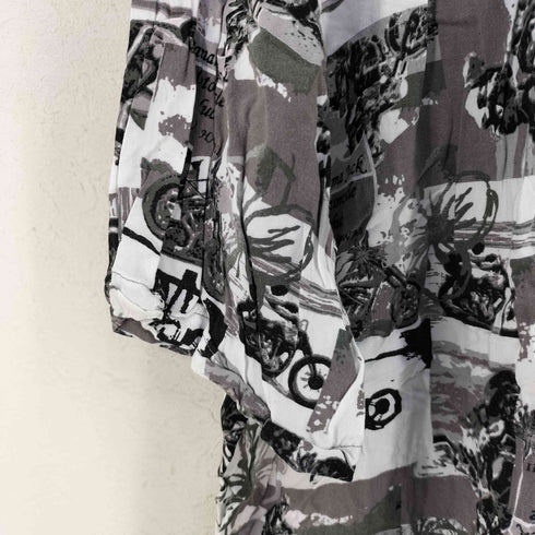 レーヨンオープンカラーシャツ メンズ import:XXL