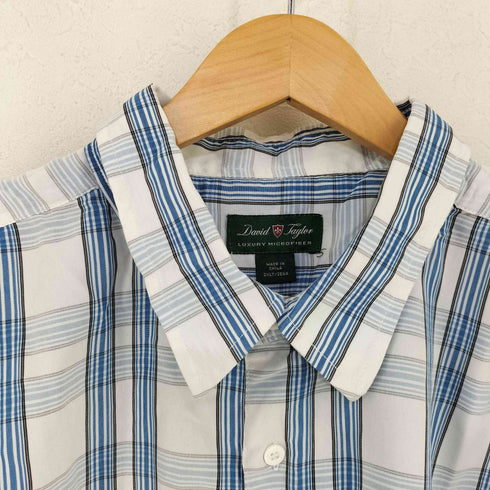 LUXURY MICROFIBER S/S チェックシャツ メンズ 2XL