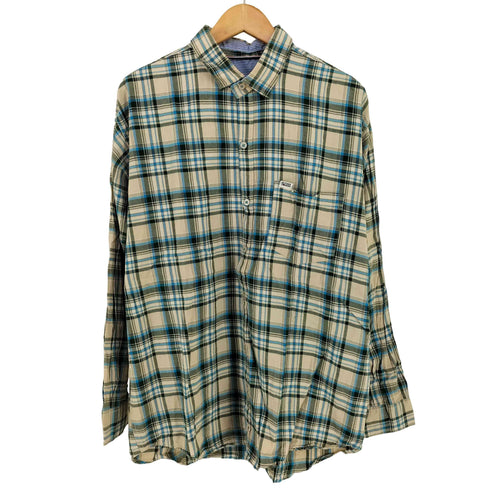 トミーヒルフィガー TOMMY HILFIGER L/S ワンポケットチェックシャツ メンズ import:XXL