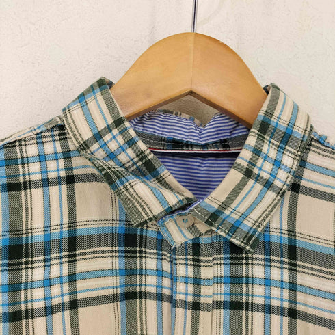 トミーヒルフィガー TOMMY HILFIGER L/S ワンポケットチェックシャツ メンズ import:XXL