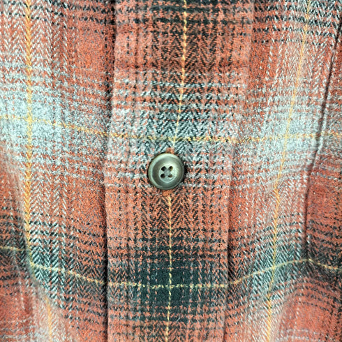 アロー ARROW BD オンブレチェックネルシャツ VINTAGE COTTNS メンズ import:XL