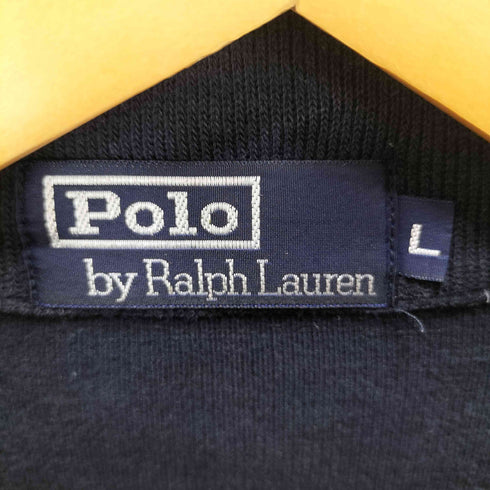 ポロバイラルフローレン Polo by RALPH LAUREN ポニー 刺繍 ハーフジップ スウェット メンズ import:L