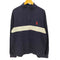 ポロバイラルフローレン Polo by RALPH LAUREN ポニー 刺繍 ライン ハーフジップ スウェット メンズ import:L