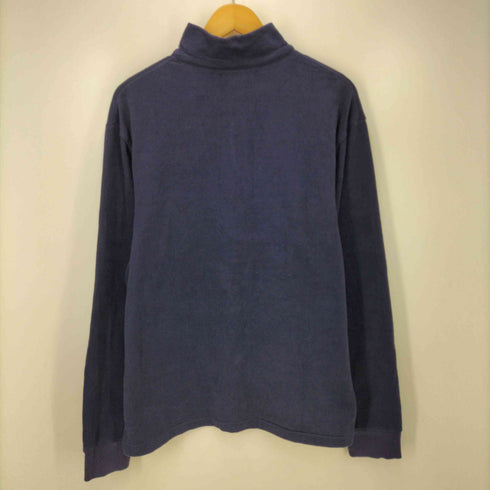 ポロバイラルフローレン Polo by RALPH LAUREN ポニー 刺繍 ライン ハーフジップ スウェット メンズ import:L