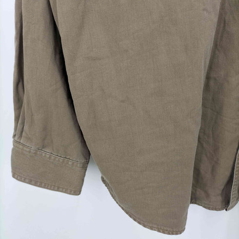 エルエルビーン L.L.Bean 裏地チェック フラップポケット ワーク ハリケーン シャツ メンズ import:XL