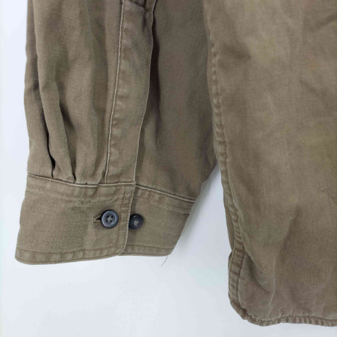 エルエルビーン L.L.Bean 裏地チェック フラップポケット ワーク ハリケーン シャツ メンズ import:XL