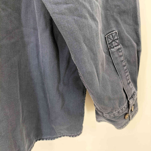 エルエルビーン L.L.Bean 裏地チェック フラップポケット ワーク ハリケーン シャツ メンズ import:XL