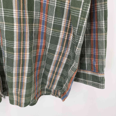 エルエルビーン L.L.Bean ヘビー フランネル チェック フラップ ポケット ワーク シャツ メンズ import:XL