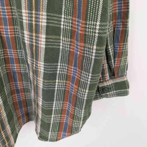 エルエルビーン L.L.Bean ヘビー フランネル チェック フラップ ポケット ワーク シャツ メンズ import:XL