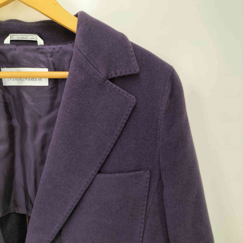 マックスマーラ MAX MARA 90S イタリア製 白タグ Angora rabbit アンゴラ ウール 1B テーラードジャケット レディース 42