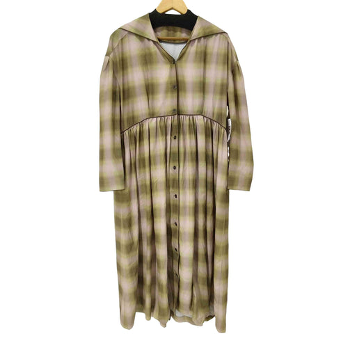 ソロヴ SOLOV OMBRE CHECK HOODIE DRESS レディース JPN:2