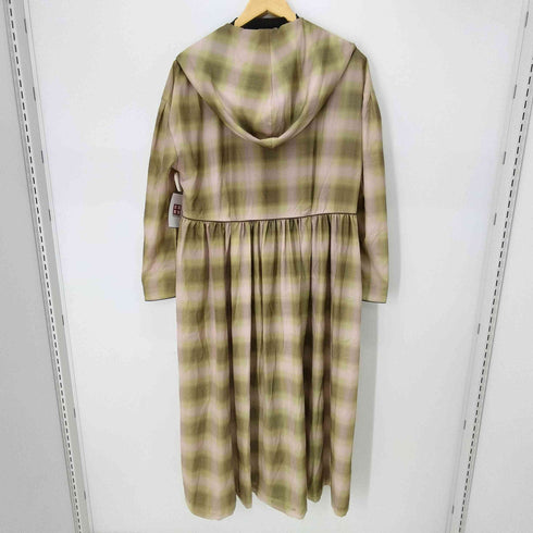 ソロヴ SOLOV OMBRE CHECK HOODIE DRESS レディース JPN:2