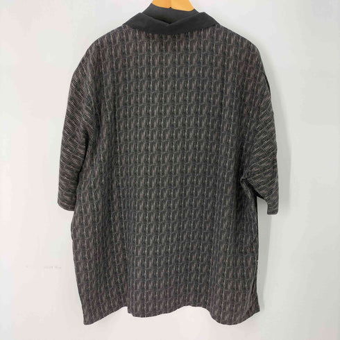 プロントウォモ PRONTO UOMO シルク100% S/S 総柄シャツ メンズ import:XL