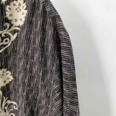 プロントウォモ PRONTO UOMO シルク100% S/S 総柄シャツ メンズ import:XL