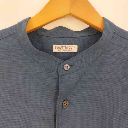 ビューティーアンドユースユナイテッドアローズ BEAUTY & YOUTH UNITED ARROWS BY ウーステッド バンドカラー シャツ メンズ JPN:M