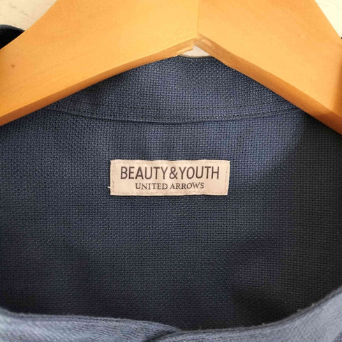 ビューティーアンドユースユナイテッドアローズ BEAUTY & YOUTH UNITED ARROWS BY ウーステッド バンドカラー シャツ メンズ JPN:M