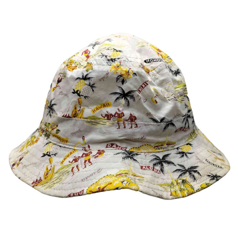 ニューヨークハット NEWYORK HAT&CAP CO. USA製 トロピカル 総柄 アロハ ハット メンズ L