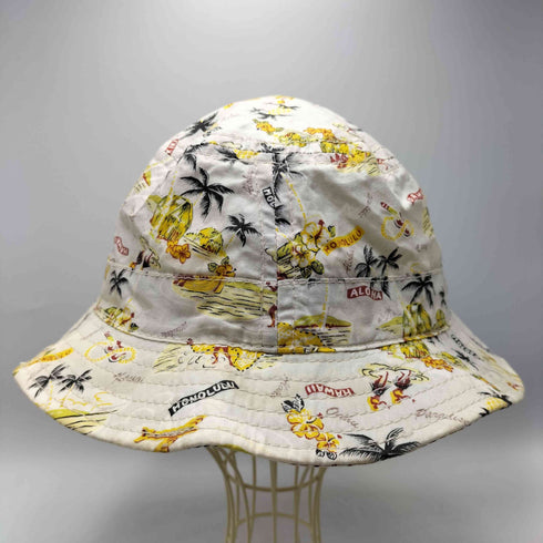 ニューヨークハット NEWYORK HAT&CAP CO. USA製 トロピカル 総柄 アロハ ハット メンズ L