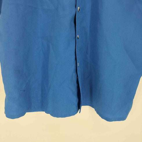 ジョンブレア JOHN BLAIR 00S 襟芯 フラップポケット リップストップ S/S シャツ メンズ