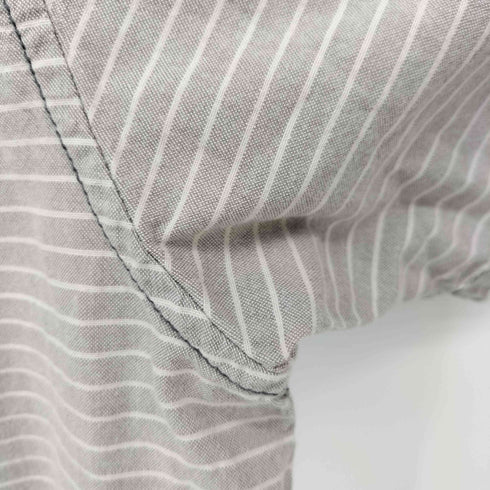 パタゴニア patagonia ボーダー柄 ボタンダウン ショートスリーブシャツ メンズ import:XL