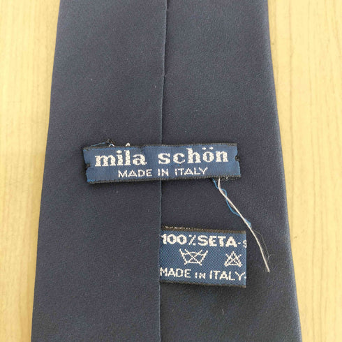 ミラショーン mila schon 総柄 シルクネクタイ メンズ