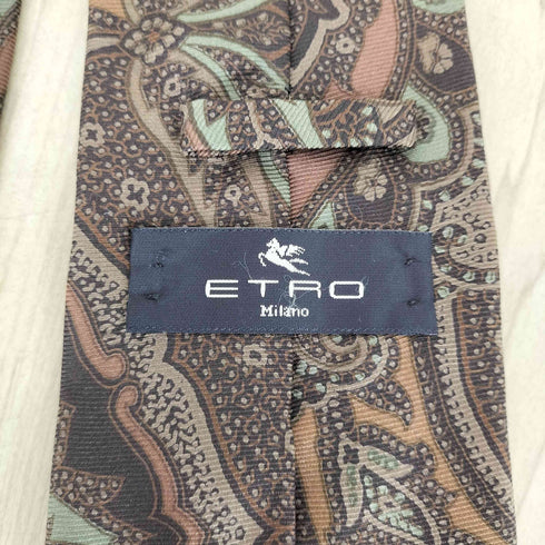 エトロ ETRO ペイズリー柄 シルクネクタイ メンズ